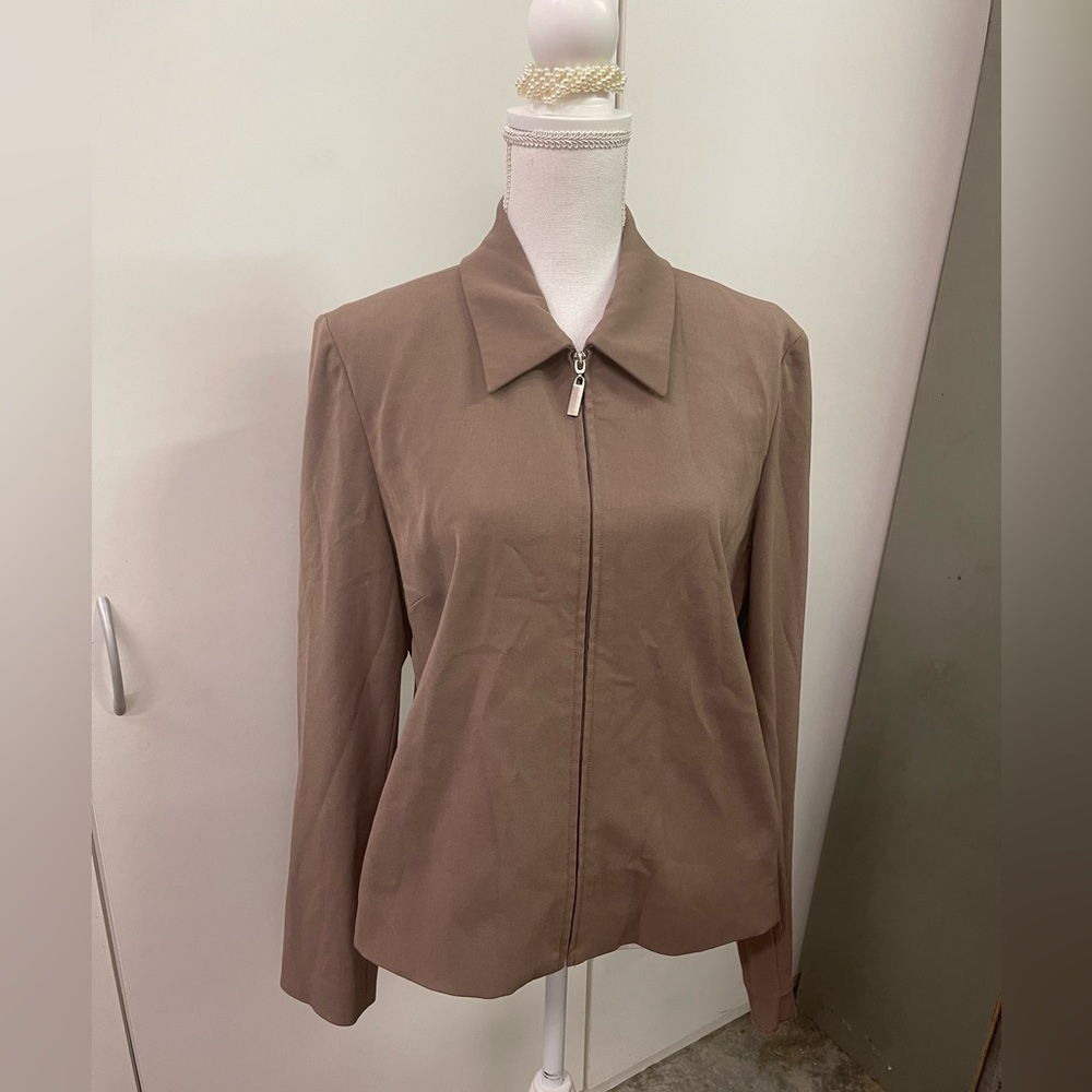 Taylor Brooke Zip Blazer Jacket